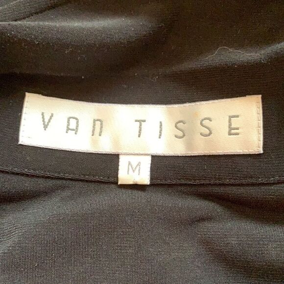 Van Tisse black  short sleeved polo shirt - Picture 7 of 7